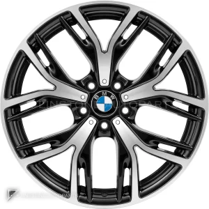 ล้อแท้ BMW 542 ขอบ 20 นิ้ว สี Black with Bright Turned