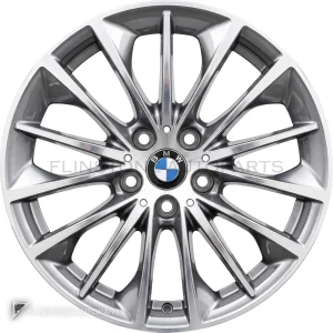 ล้อแท้ BMW 546 ขอบ 17 นิ้ว สี Reflex Silver with Bright Turned