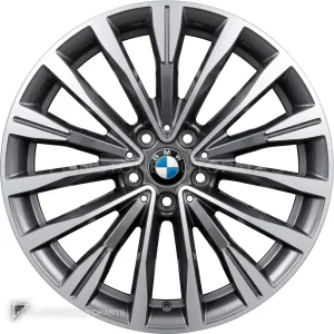 ล้อแท้ BMW 547 ขอบ 17 นิ้ว สี Ferric Grey with Bright Turned