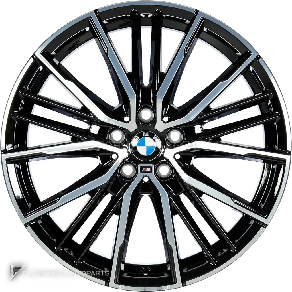 Genuine Wheels BMW 552M trim 19 inch Colour Jet Black with Bright Turned