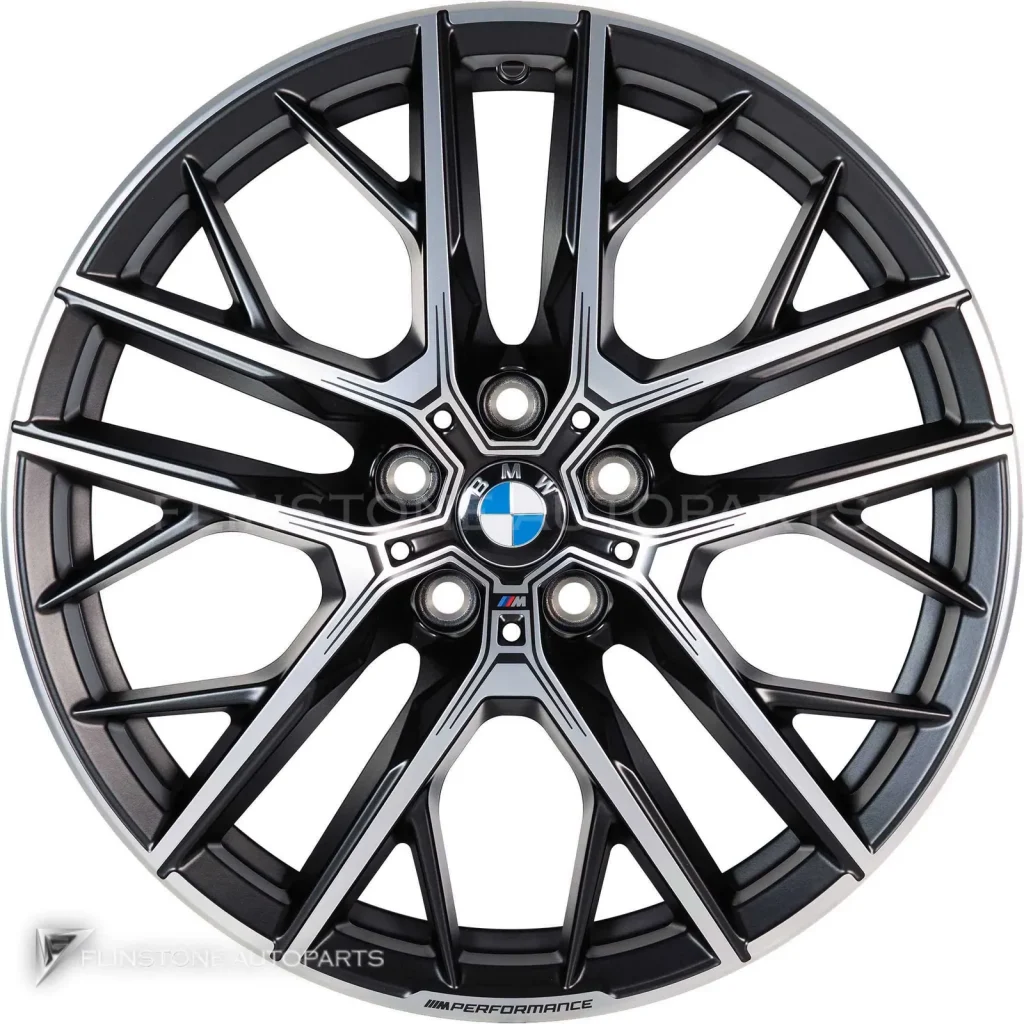 ล้อแท้ BMW 555M ขอบ 19 นิ้ว สี Jet Black Matt with Bright Turned