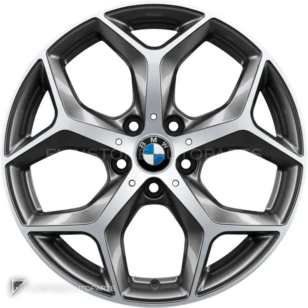 Genuine Wheels BMW 569 trim 18 inch Colour Orbit Grey with Bright Turned