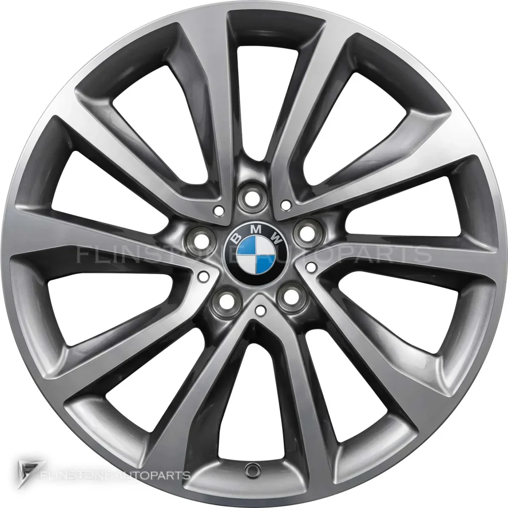 正品轮毂 BMW 595 边框 19 英寸颜色 Ferric Grey with Bright Turned