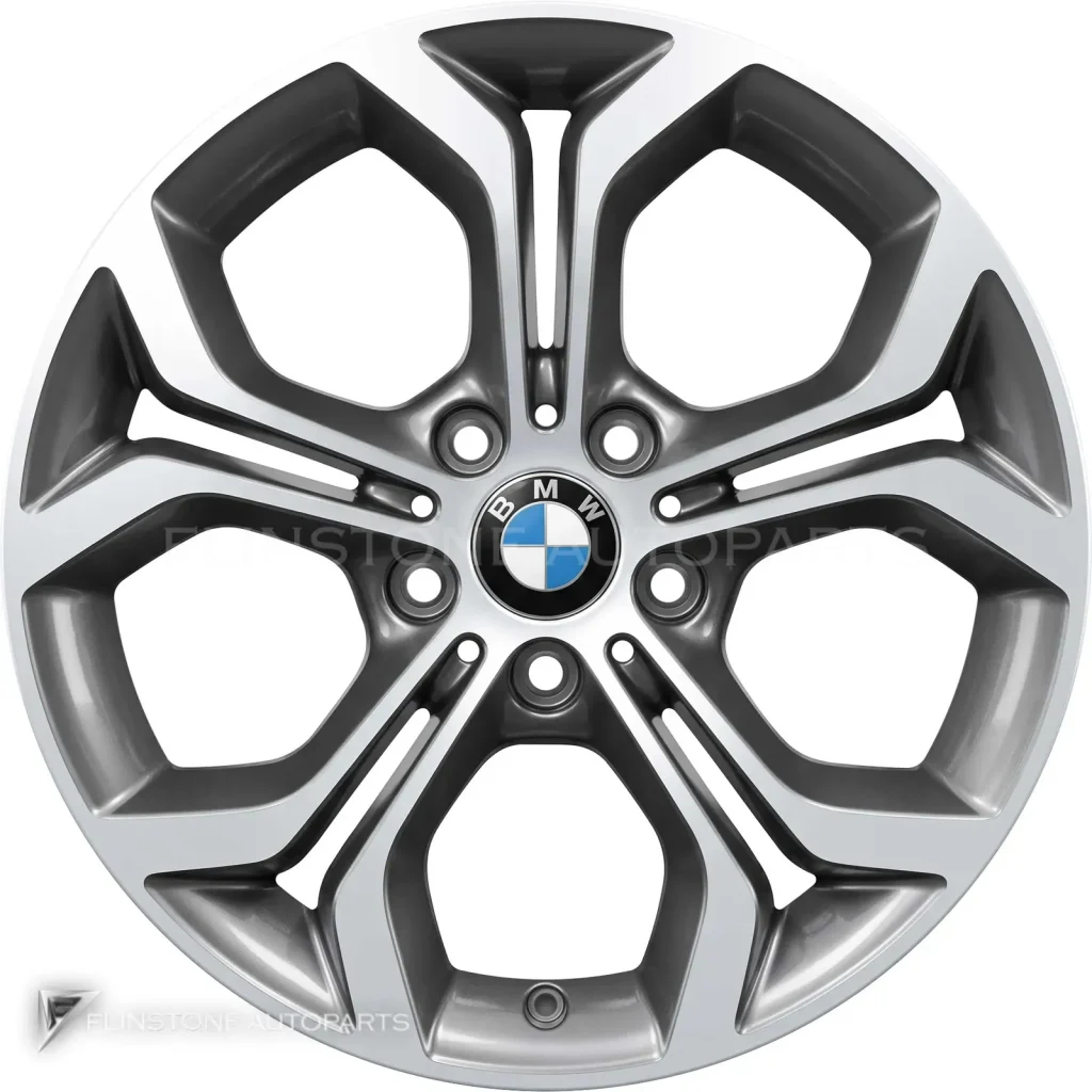 ล้อแท้ BMW 607 ขอบ 18 นิ้ว สี Ferric Grey with Bright Turned