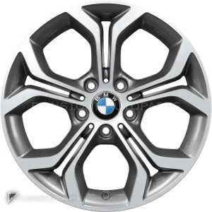 ล้อแท้ BMW 607 ขอบ 18 นิ้ว สี Ferric Grey with Bright Turned