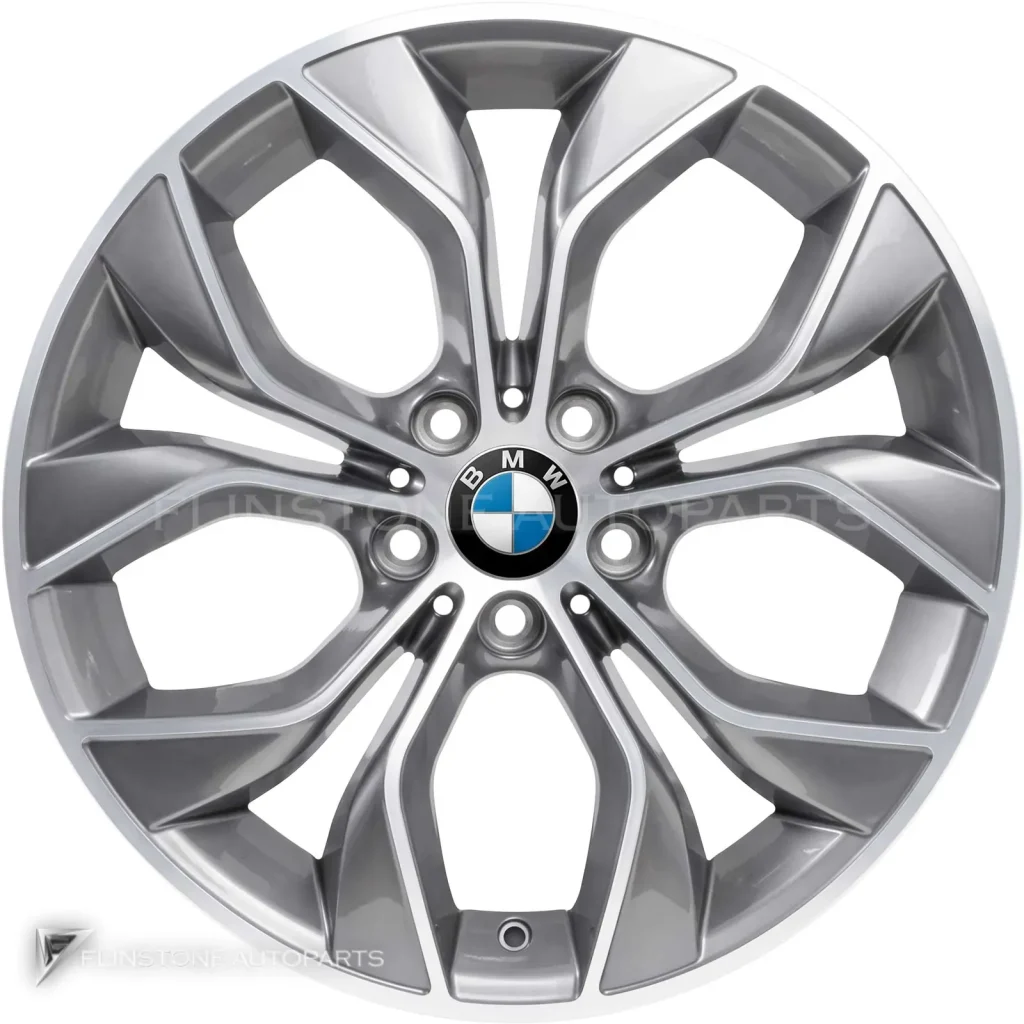 正品轮毂 BMW 608 边框 19 英寸颜色 Reflex Silver