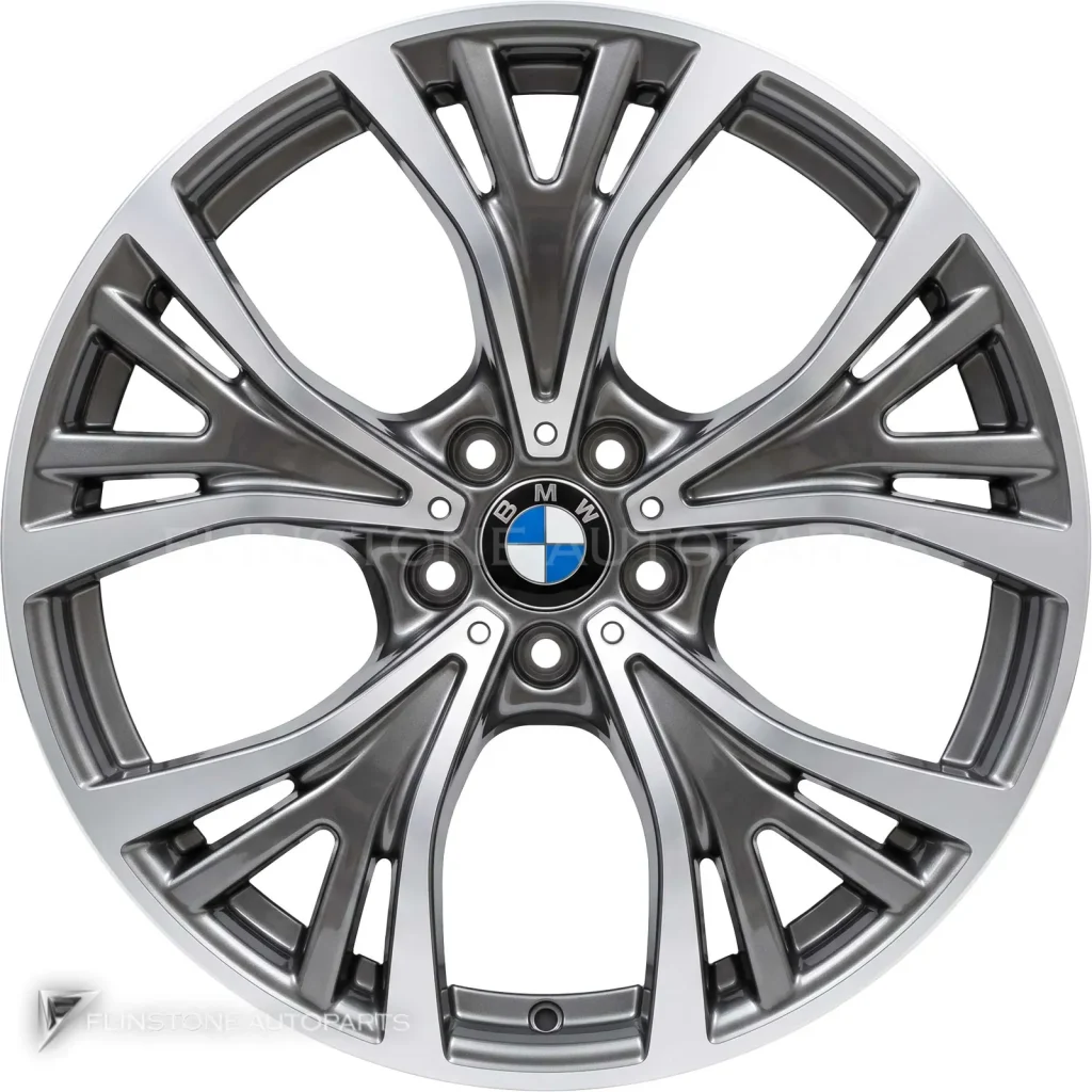 正品轮毂 BMW 627 边框 21 英寸颜色 Cerium Grey with Bright Turned