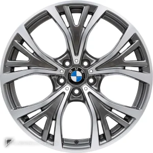 ล้อแท้ BMW 627 ขอบ 21 นิ้ว สี Cerium Grey with Bright Turned