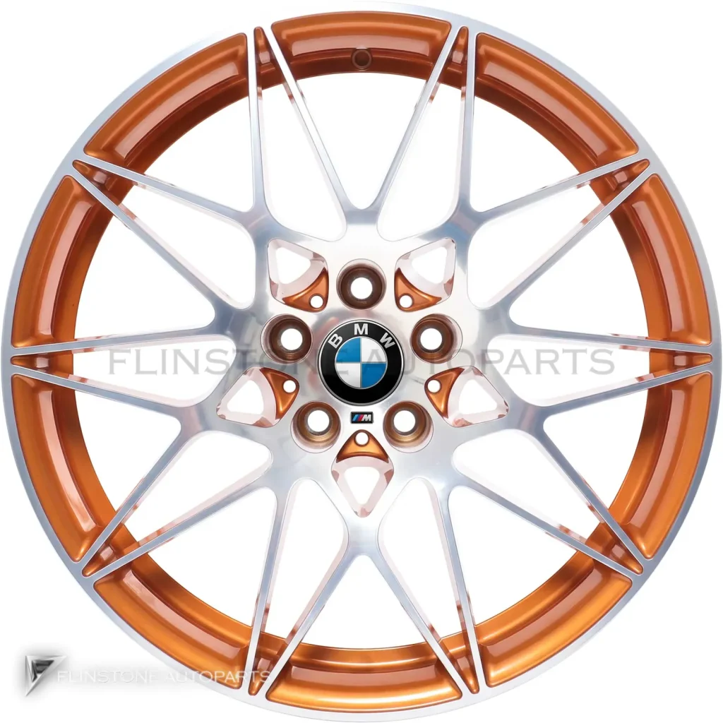 ล้อแท้ BMW 666M Forged ขอบ 19 นิ้ว สี Orange with Bright Turned