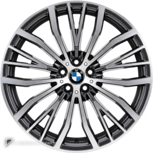 ล้อแท้ BMW 687 ขอบ 21 นิ้ว สี Black with Bright Turned