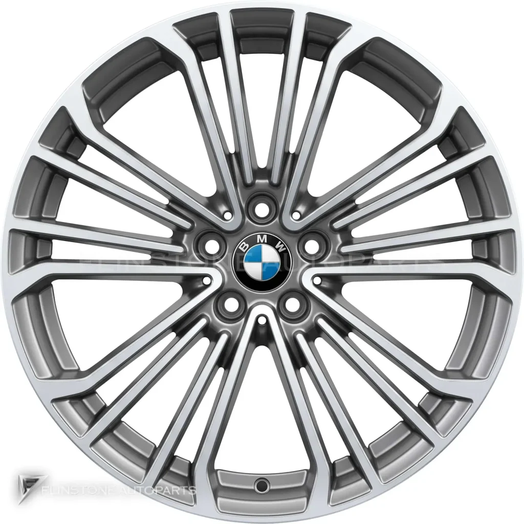 ล้อแท้ BMW 696 ขอบ 19 นิ้ว สี Ferric Grey with Bright Turned