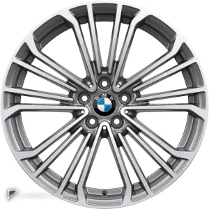 ล้อแท้ BMW 696 ขอบ 19 นิ้ว สี Ferric Grey with Bright Turned