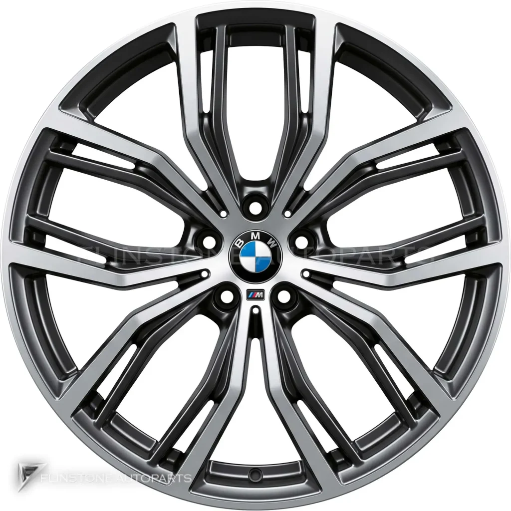 ล้อแท้ BMW 701M ขอบ 21 นิ้ว สี Jet Black with Bright Turned