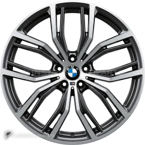 ล้อแท้ BMW 701M ขอบ 21 นิ้ว สี Jet Black with Bright Turned