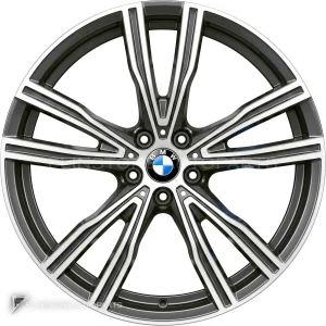 Genuine Wheels BMW 730I trim 20 inch Colour Orbit Grey with Bright Turned