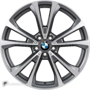 Genuine Wheels BMW 733 trim 20 inch Colour Orbit Grey with Bright Turned
