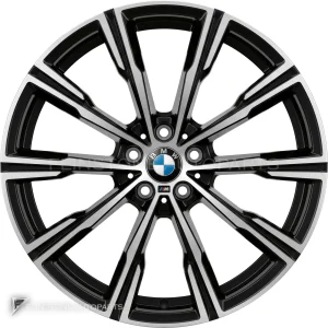 Genuine Wheels BMW 740M trim 20 inch Colour Orbit Grey with Bright Turned