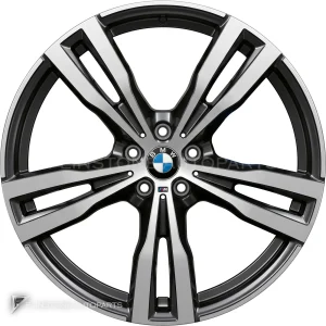 Genuine Wheels BMW 754M trim 21 inch Colour Orbit Grey with Bright Turned