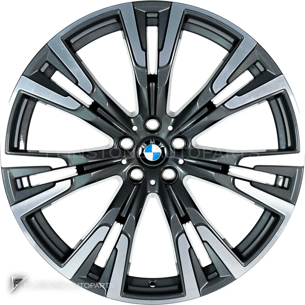 Genuine Wheels BMW 756 trim 22 inch Colour Orbit Grey with Bright Turned