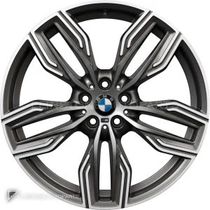 Genuine Wheels BMW 760M trim 20 inch Colour Cerium Grey with Bright Turned