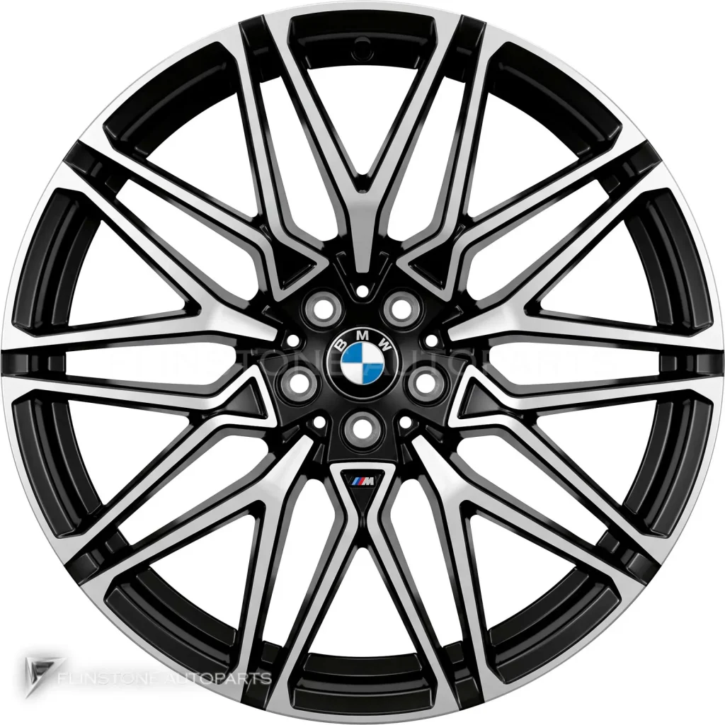 ล้อแท้นำเข้า BMW 818M ขอบ 21 นิ้ว สี Jet Black with Translucent Bright Turned