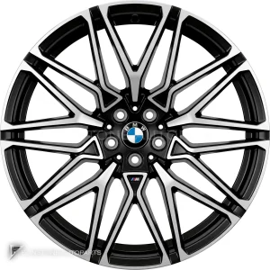 ล้อแท้ BMW 818M ขอบ 21 นิ้ว สี Jet Black with Translucent Bright Turned