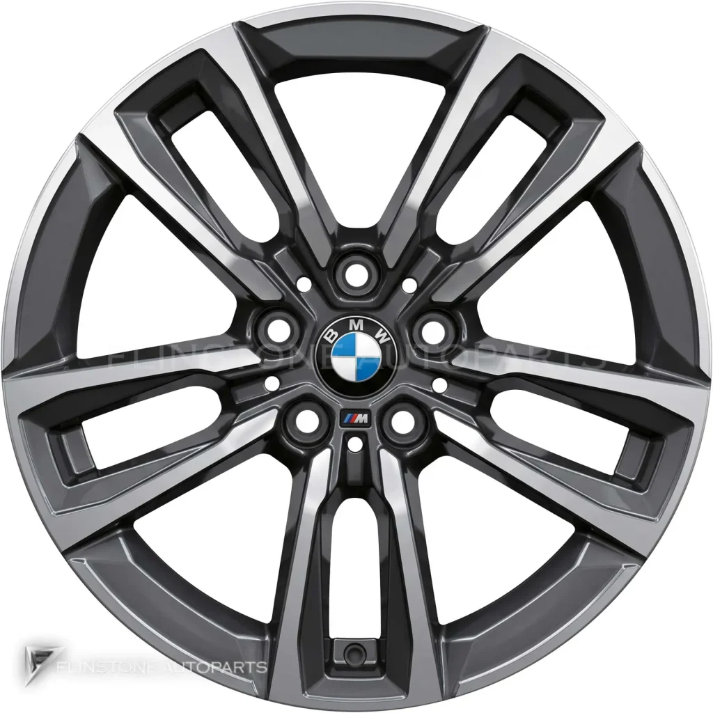 ล้อแท้นำเข้า BMW 834M ขอบ 17 นิ้ว สี Gunmetal Grey with Bright Turned and Silver Inserts
