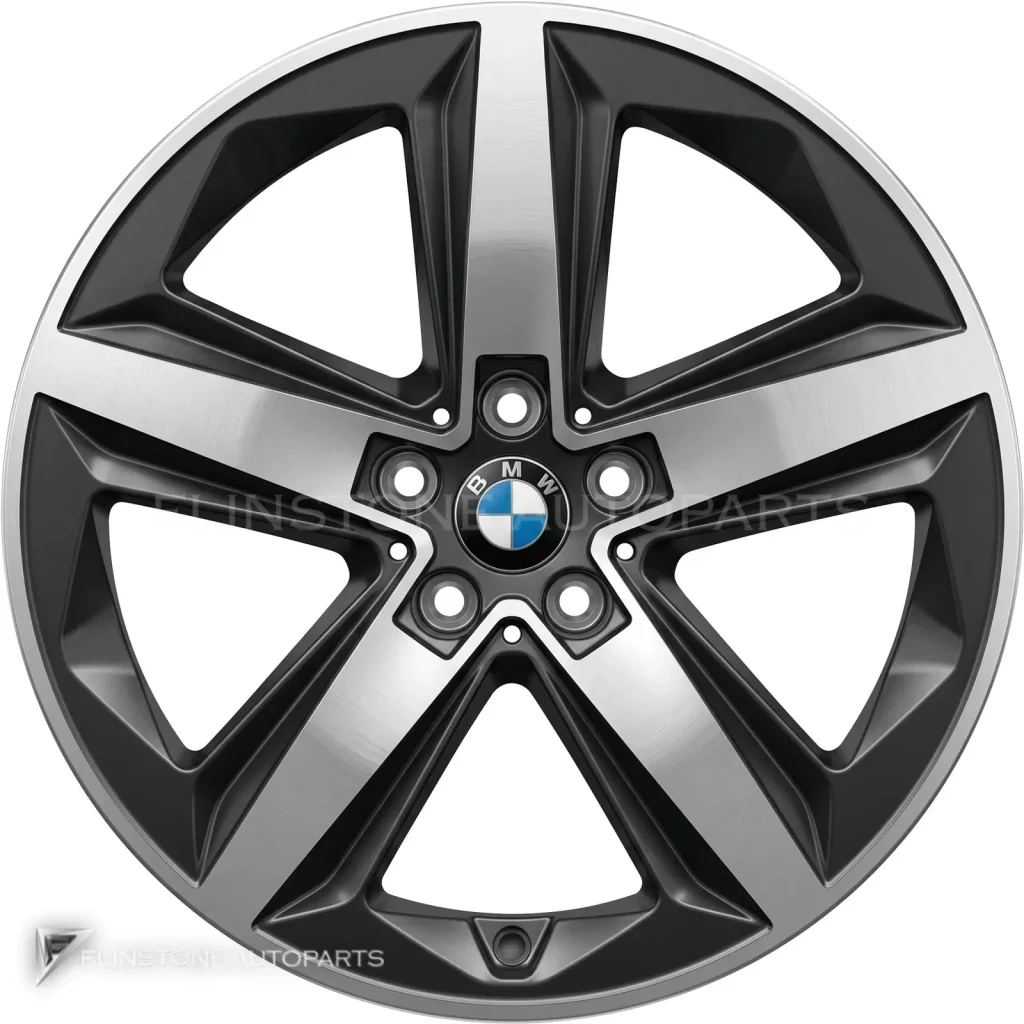 ล้อแท้นำเข้า BMW 837 ขอบ 18 นิ้ว สี Midnight Grey with Bright Turned and Silver Inserts