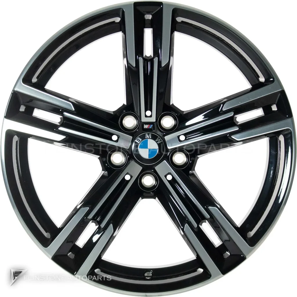 ล้อแท้นำเข้า BMW 848M ขอบ 18 นิ้ว สี Jet Black with Bright Turned
