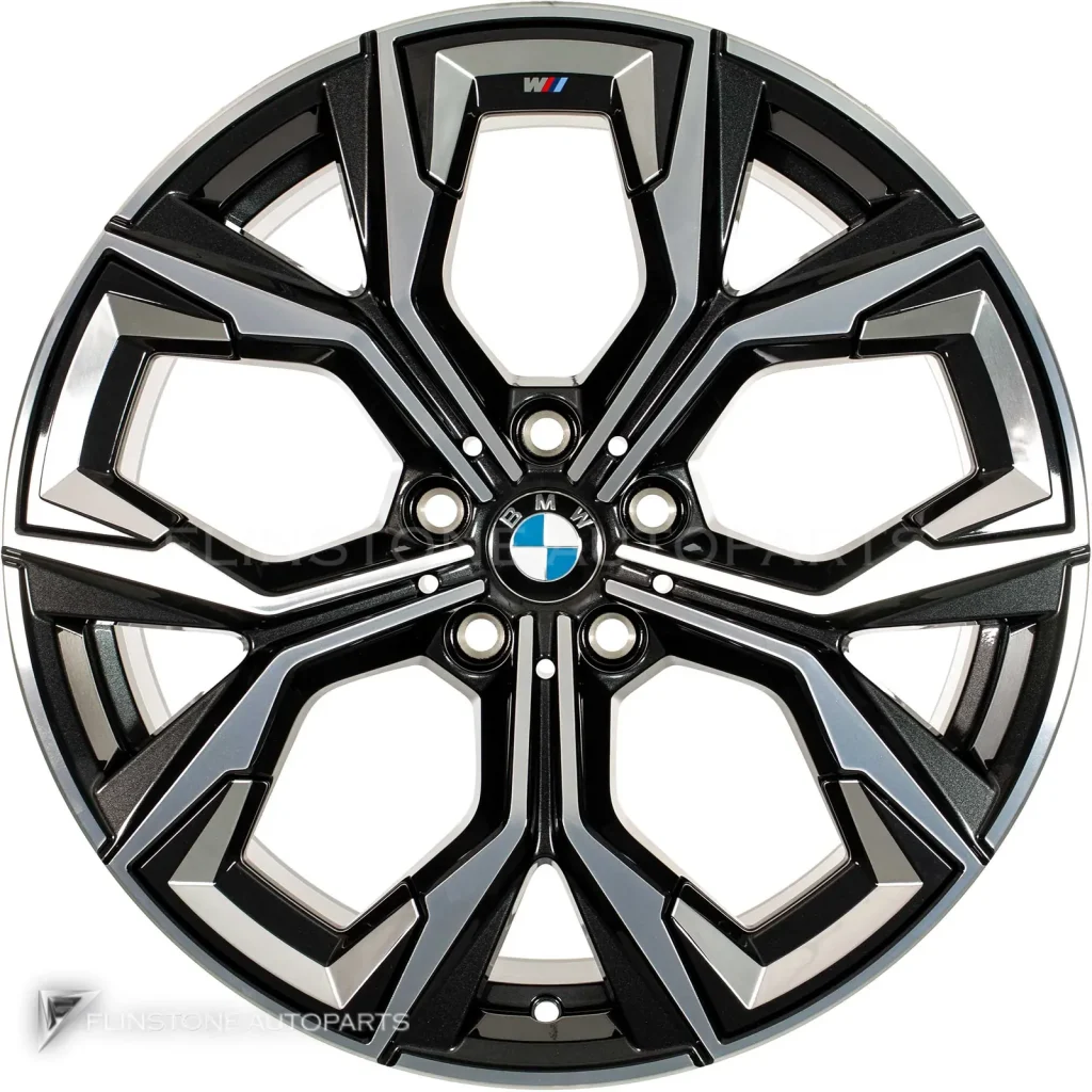 ล้อแท้นำเข้า BMW 860M ขอบ 19 นิ้ว สี Midnight Grey with Bright Turned and Silver Inserts