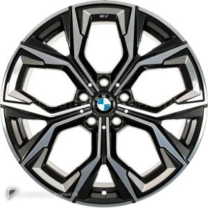 ล้อแท้ BMW 860M ขอบ 19 นิ้ว สี Midnight Grey with Bright Turned and Silver Inserts