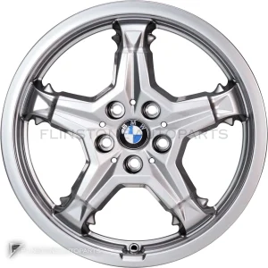 ล้อแท้ BMW 866 ขอบ 18 นิ้ว สี Lightning Grey With Bright Turned