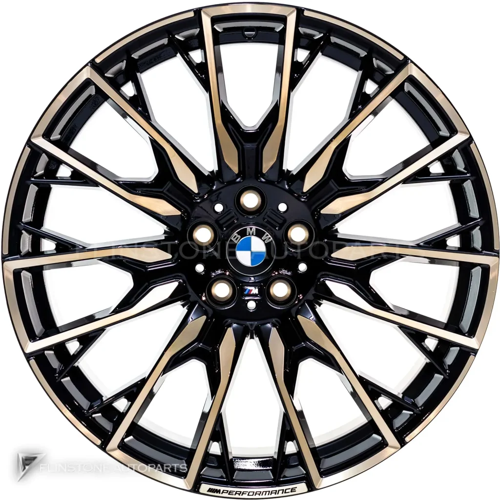 ล้อแท้นำเข้า BMW 868M Performance ขอบ 20 นิ้ว สี Jet Black with Bright Turned Night Gold
