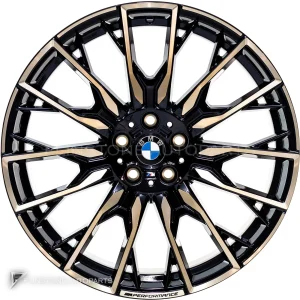 ล้อแท้ BMW 868M Performance ขอบ 20 นิ้ว สี Jet Black with Bright Turned Night Gold