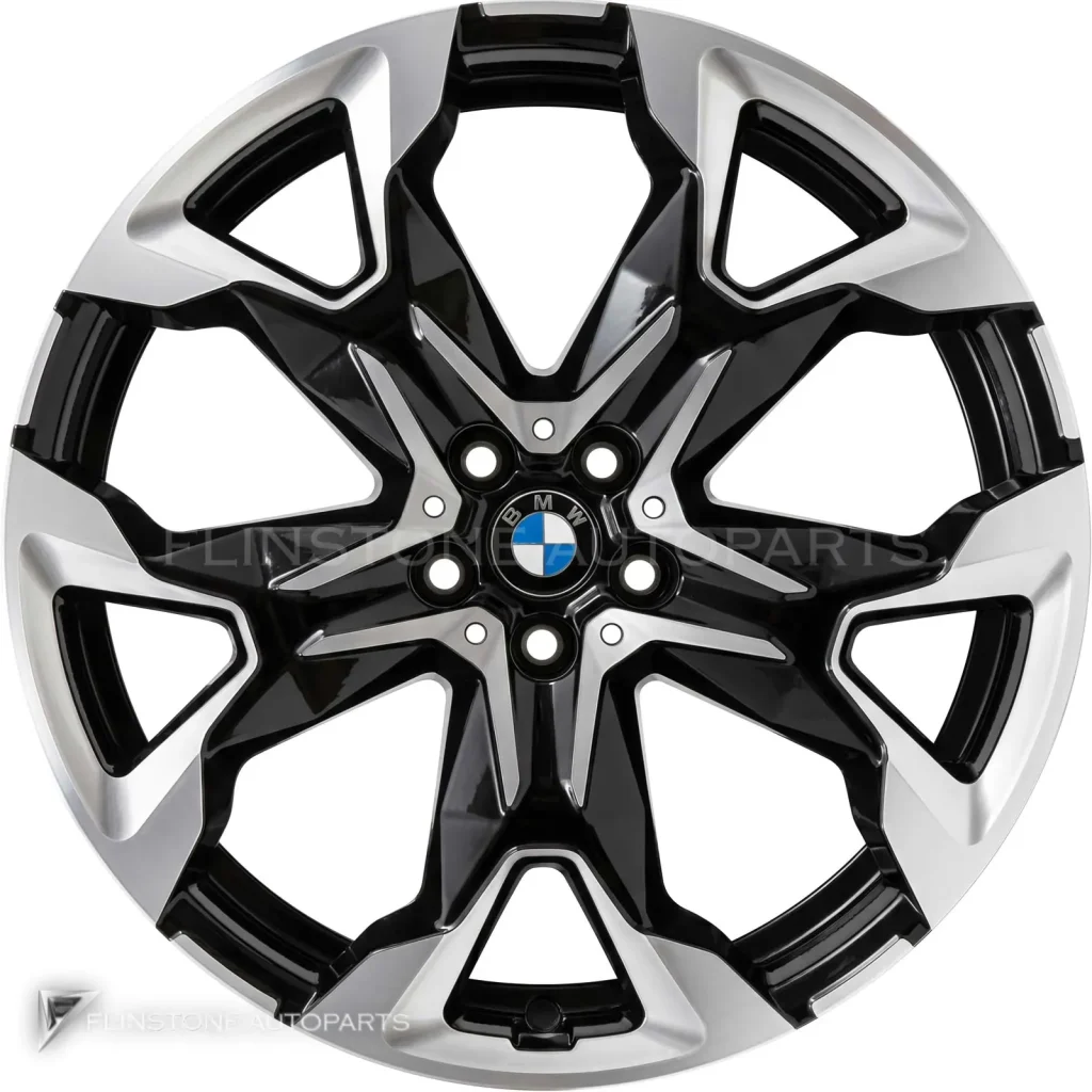 ล้อแท้นำเข้า BMW 874i ขอบ 21 นิ้ว สี Jet Black Matt with Bright Turned