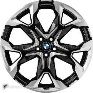 ล้อแท้ BMW 874i ขอบ 21 นิ้ว สี Jet Black Matt with Bright Turned