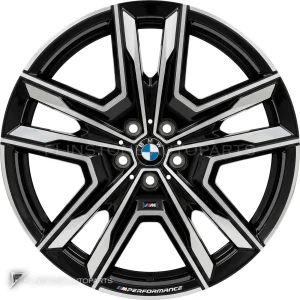 ล้อแท้ BMW 877M ขอบ 21 นิ้ว สี Black II Solid with Bright Turned