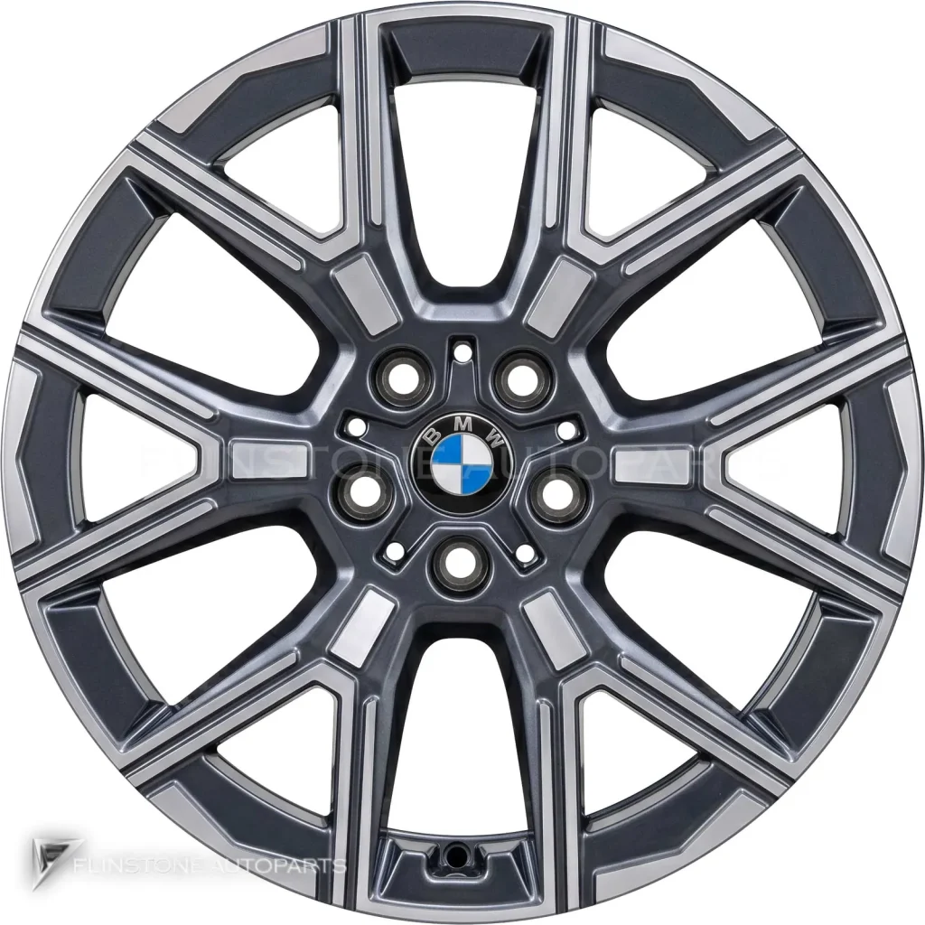 ล้อแท้นำเข้า BMW 974 ขอบ 18 นิ้ว สี Gunmetal Grey with Bright Turned