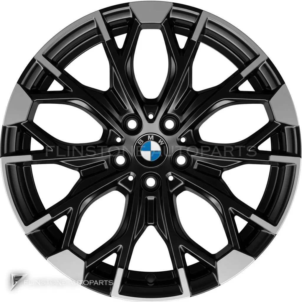ล้อแท้นำเข้า BMW 977M ขอบ 19 นิ้ว สี Jet Black Matt with Bright Turned