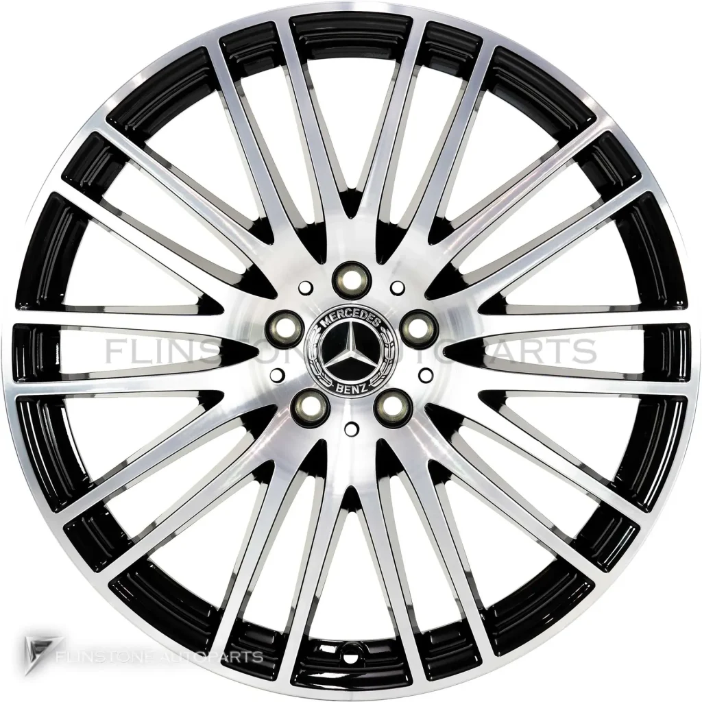 ล้อแท้นำเข้า Mercedes-Benz 10 Double Spoke ขอบ 20 นิ้ว รุ่น 254-20 สี Gloss Back with High Sheen