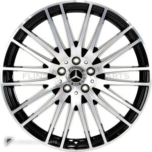 ล้อแท้ Mercedes-Benz 10 Double Spoke ขอบ 20 นิ้ว รุ่น 254-20 สี Gloss Back with High Sheen
