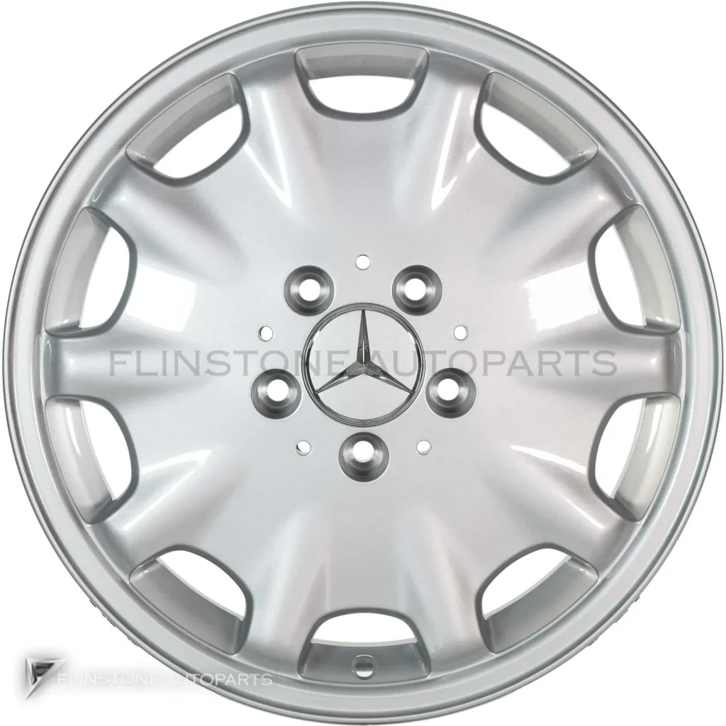 ล้อแท้นำเข้า Mercedes-Benz 10 Hole ขอบ 16 นิ้ว รุ่น 210-16 สี Standard Silver