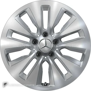 Genuine Wheels Mercedes-Benz 10 Hole trim 17 inch model 206-17 Colour Vanadium Silver