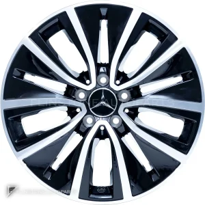 Genuine Wheels Mercedes-Benz 10 Hole trim 18 inch model 257-18 Colour Gloss Black with High Sheen