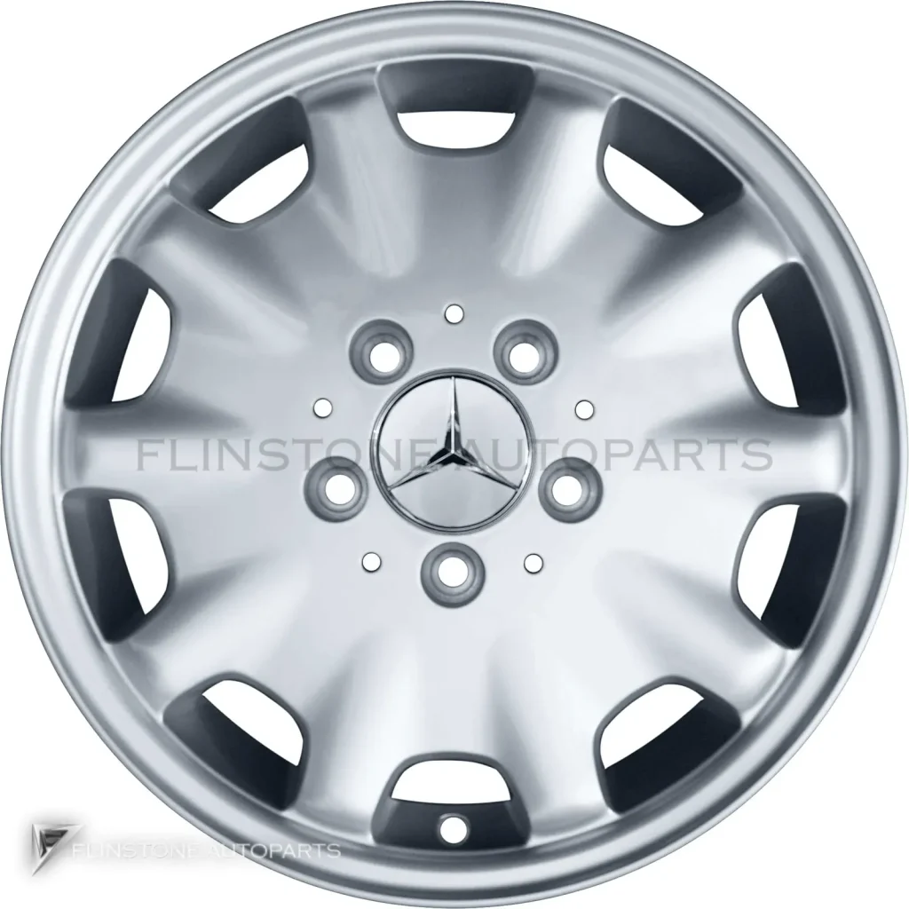 ล้อแท้นำเข้า Mercedes-Benz 10 Hole ขอบ 15 นิ้ว รุ่น 210-15 สี Standard Silver