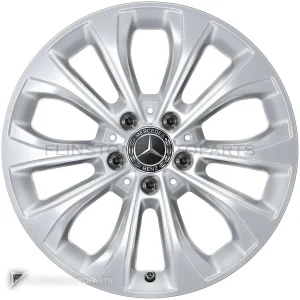 Genuine Wheels Mercedes-Benz 10 Spoke trim 17 inch model 205-17 Colour Vanadium Silver