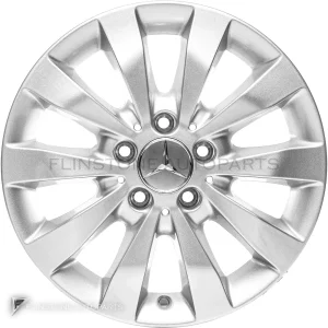 Genuine Wheels Mercedes-Benz 10 Spoke trim 16 inch model 447-16 Colour Vanadium Silver