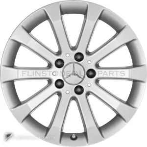 Genuine Wheels Mercedes-Benz 10 Spoke trim 17 inch model 219-17 Colour Titanium Silver