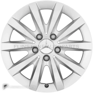 Genuine Wheels Mercedes-Benz 10 Spoke trim 16 inch model 246-16 Colour Titanium Silver