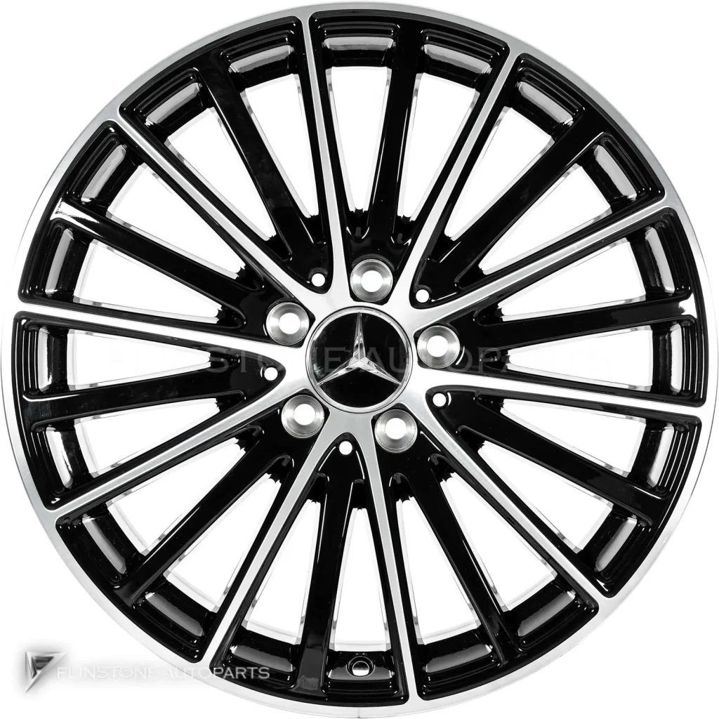 ล้อแท้นำเข้า Mercedes-Benz 10 Spoke ขอบ 18 นิ้ว รุ่น 205-18 สี Gloss Black with High Sheen